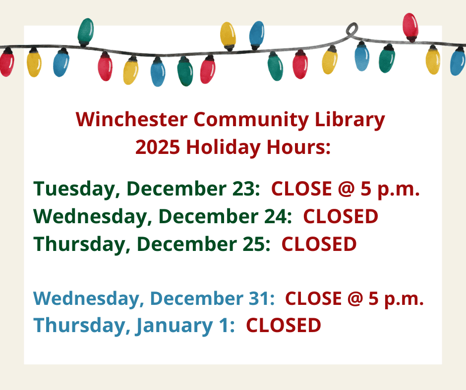 holiday hours 25:  December 23 close @ 5, closed December 24 & 25, close @ 5 December 31 & closed January 1